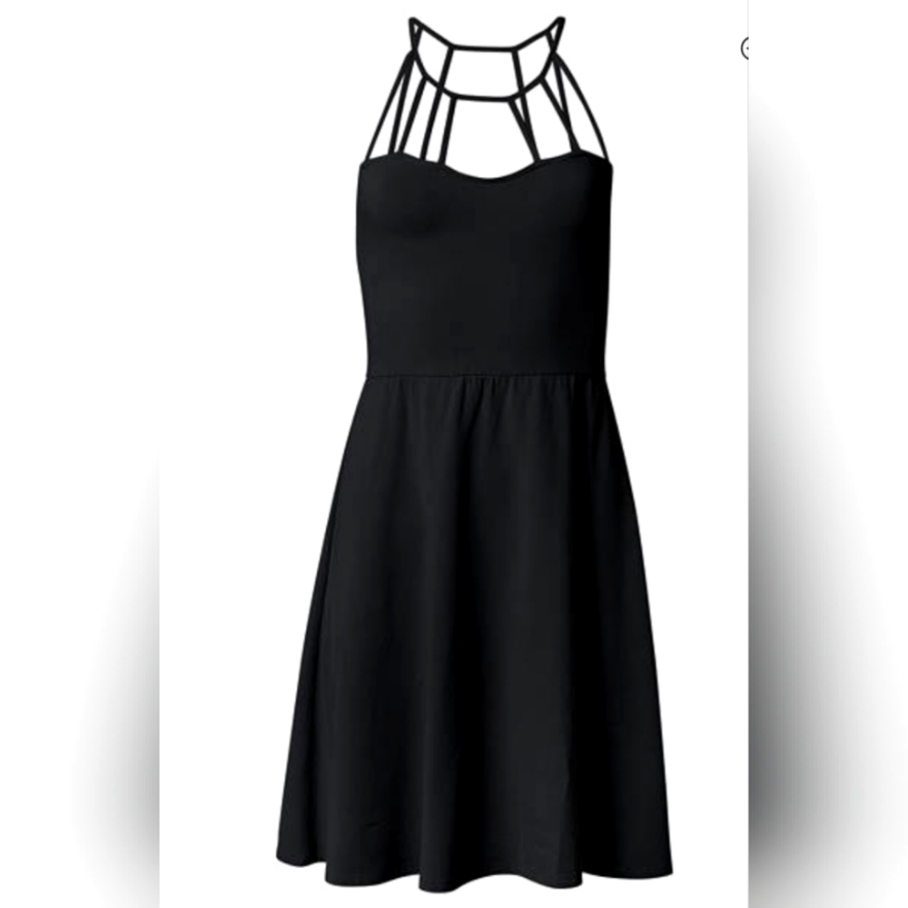 Strappt Detail A-Line Dress (NWOT)